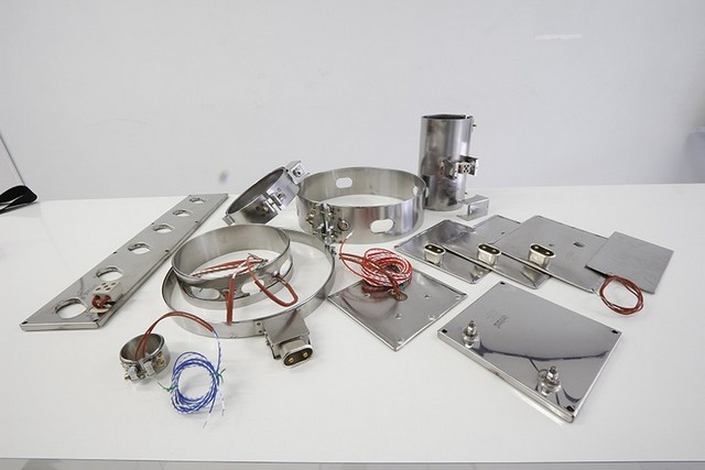 Resistencias planas e coleira em aco inox - Thermoluz