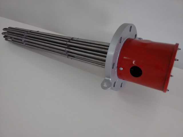 Resistencia de imersao flangeada industrial - Thermoluz